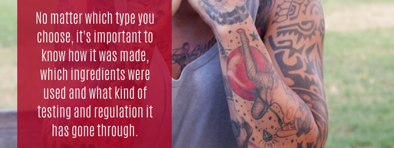 Learn more about what ingredients are used to make tattoos
